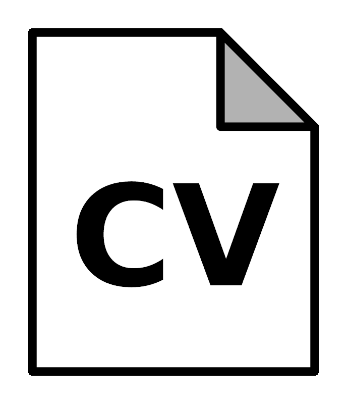 cv as pdf